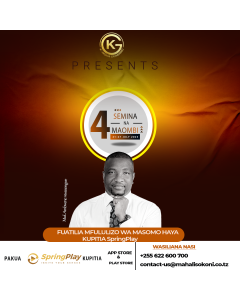Ahadi Ya Kupewa Roho Mtakatifu 04 by Mwl. Ambwene Mwasongwe 