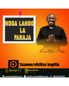 Ndoa Lango la Faraja (Sehemu ya pili) Na Mchg. Allen Mbiso